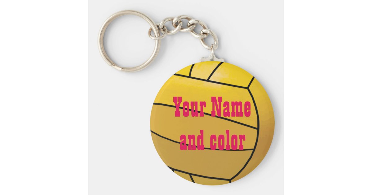 Personalized Water Polo Key Chain Zazzle