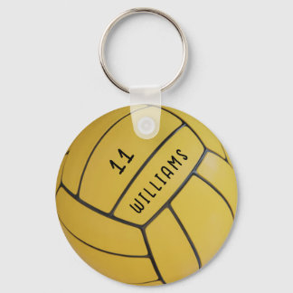 Personalized Water Polo Key Chain