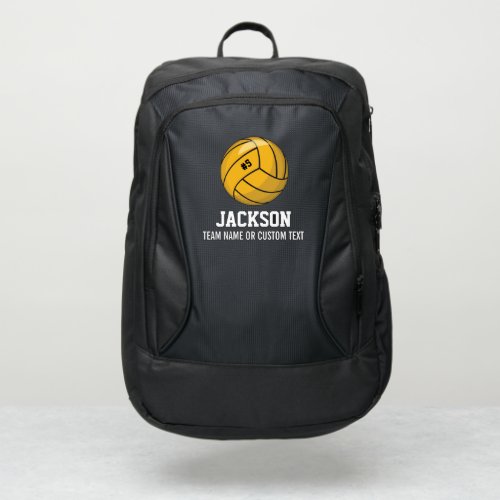 Personalized Water Polo Player Team Name Custom Port Authority Backpack