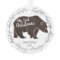 Personalized Watercolor Bear Baby First Christmas
