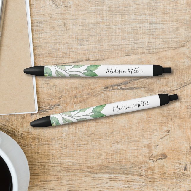 Personalized Watercolor Botanical Pen (Creator Uploaded)