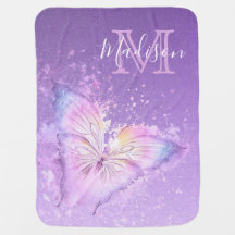Personalized RNK Shops Polka Dot Butterfly Security Blanket Personalized RNK Shops Polka Dot Butterfly Security Blanket