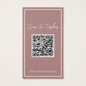 Personalized Watercolor Candle Scent Sampler Card (Back)