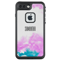 Personalized, Watercolor, Cool LifeProof FRĒ iPhone 7 Plus Case