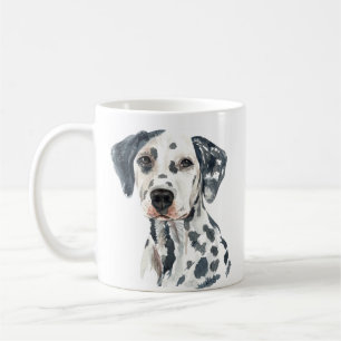 Personalized Watercolor Dalmatian Coffee Mug