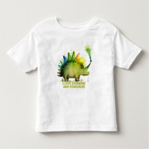 Personalized Watercolor dinosaur Tee