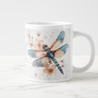 Personalized Watercolor Dragonfly Mug