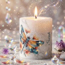 Personalized Watercolor Dragonfly Mug