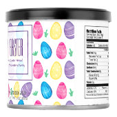 Personalized Watercolor Easter Egg Pattern Powdered Drink Mix (Right)