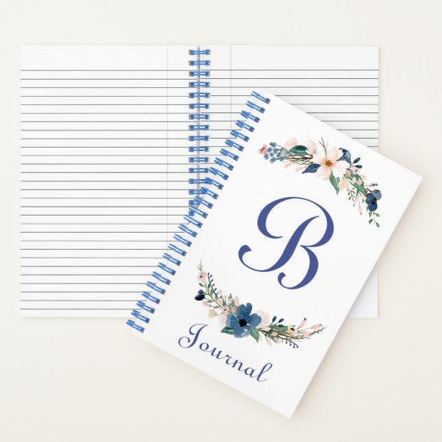 Personalized watercolor floral journal (Inside)