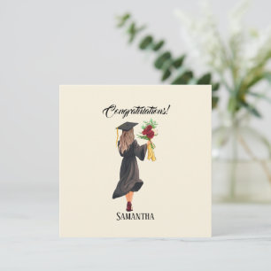 Personalized Watercolor Graduation