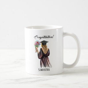 Personalized Watercolor Graduation (11) Coffee Mug