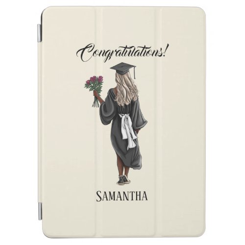 Personalized Watercolor Graduation 4 iPad Air Cover