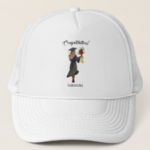 Personalized Watercolor Graduation (5) Trucker Hat