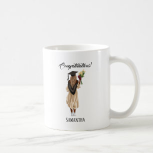 Personalized Watercolor Graduation (6) Coffee Mug