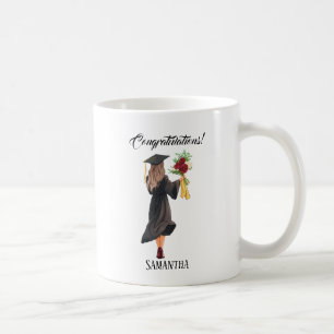 Personalized Watercolor Graduation Coffee Mug