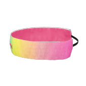 Personalized Watercolor Rainbow Elastic Headband (Right)
