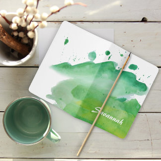 Personalized Watercolor Splash Passport Holder