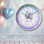 Personalized Watercolor Under the Sea  Clock<br><div class="desc">Add a touch of undersea magic to your decor with our "Personalized Watercolor Under the Sea Clock." Dive into the whimsical world of the ocean with this enchanting clock, featuring delightful watercolor illustrations of marine life and captivating underwater scenes. From playful dolphins to colorful coral reefs, each element captures the...</div>