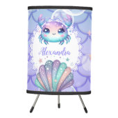 Personalized Watercolor Under the Sea  Tripod Lamp (Front)