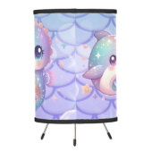 Personalized Watercolor Under the Sea  Tripod Lamp (Back)