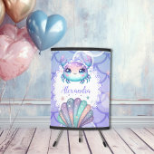 Personalized Watercolor Under the Sea Tripod Lamp
