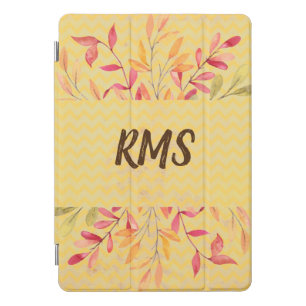 Personalized Watercolor Wild Leave iPad Pro Cover