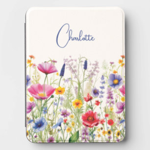 Personalized Watercolor Wildflowers Reader Gift Kindle Cover