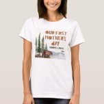 Personalized Watercolor Woodland 1st Mother&#39;s Day  T-shirt at Zazzle