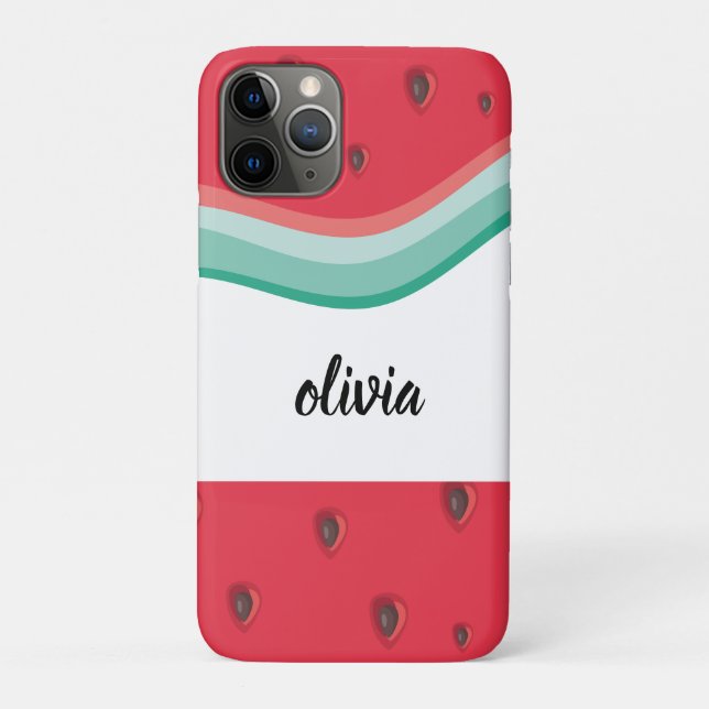 Personalized watermelon Case-Mate iPhone case (Back)