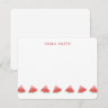 Personalized Watermelon Note Card | Zazzle