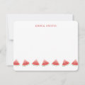 Personalized Watermelon Note Card | Zazzle