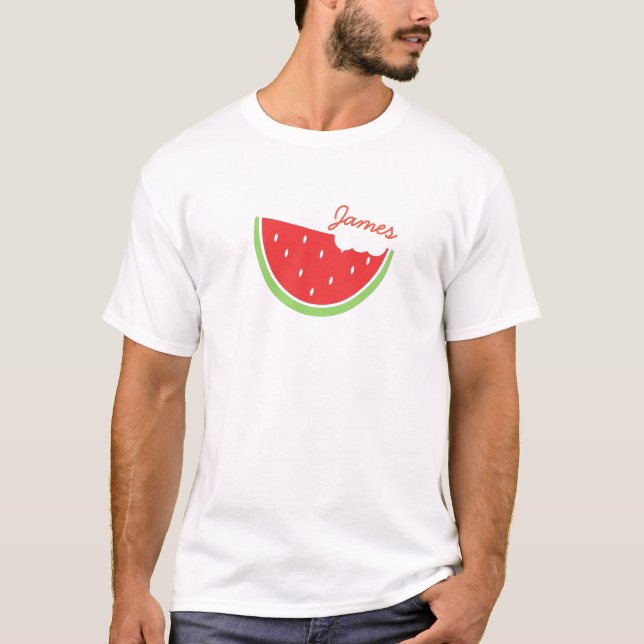 Personalized Watermelon Summer T-Shirt (Front)