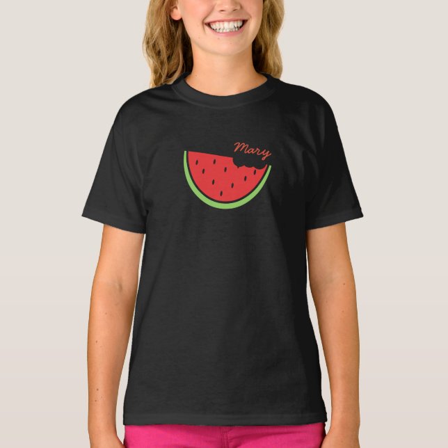 Personalized Watermelon Summer T-Shirt (Front)
