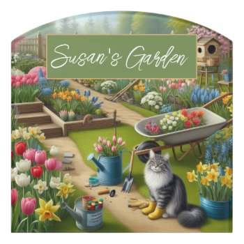 Personalized  Waterproof Garden Sign by Susang6 at Zazzle