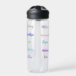 Personalized Waterproof Handwritten Script Names 1 Water Bottle