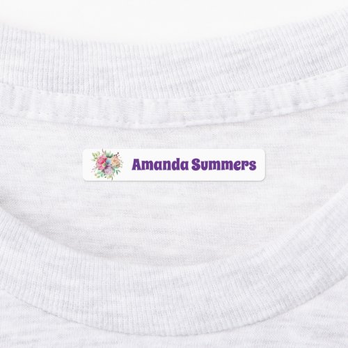 Personalized Waterproof Iron On Clothing Kids Labels