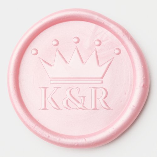 Personalized wax seal stickers for crown logo