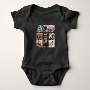 Personalized "We Are Family" Photo Template Baby Bodysuit