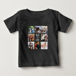 Personalized "We Are Family" Photo Template Baby T-Shirt