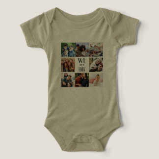 Personalized "We Are Family" Photo Template Infant T-shirt