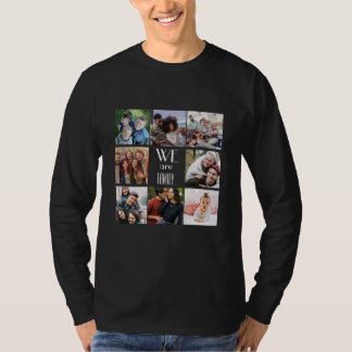 Personalized "We Are Family" Photo Template T-Shirt