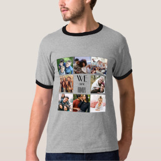 Personalized "We Are Family" Photo Template T-Shirt