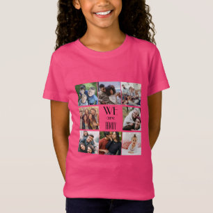 Personalized "We Are Family" Photo Template T-Shirt