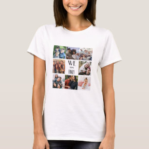Personalized "We Are Family" Photo Template T-Shirt
