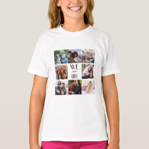 Personalized "We Are Family" Photo Template T-Shirt