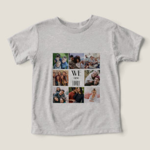 Personalized "We Are Family" Photo Template Toddler T-shirt