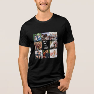 Personalized "We Are Family" Photo Template Tri-Blend Shirt