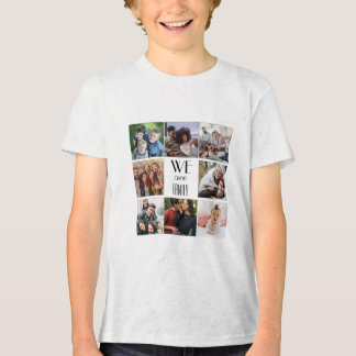Personalized "We Are Family" Photo Template Tri-Blend Shirt