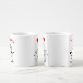 Personalized "we belong together" lesbian couple's coffee mug set (Side)